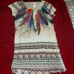 Printed w/ Aztec design